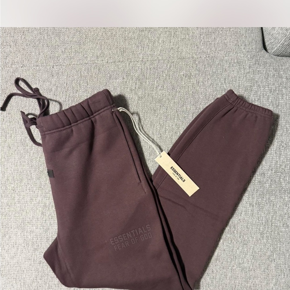 Essentials Maroon Sweatpants